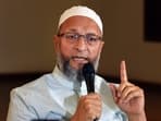 All India Majlis-e-Ittehadul Muslimeen (AIMIM) president Asaduddin Owaisi.