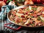 Chicken paella